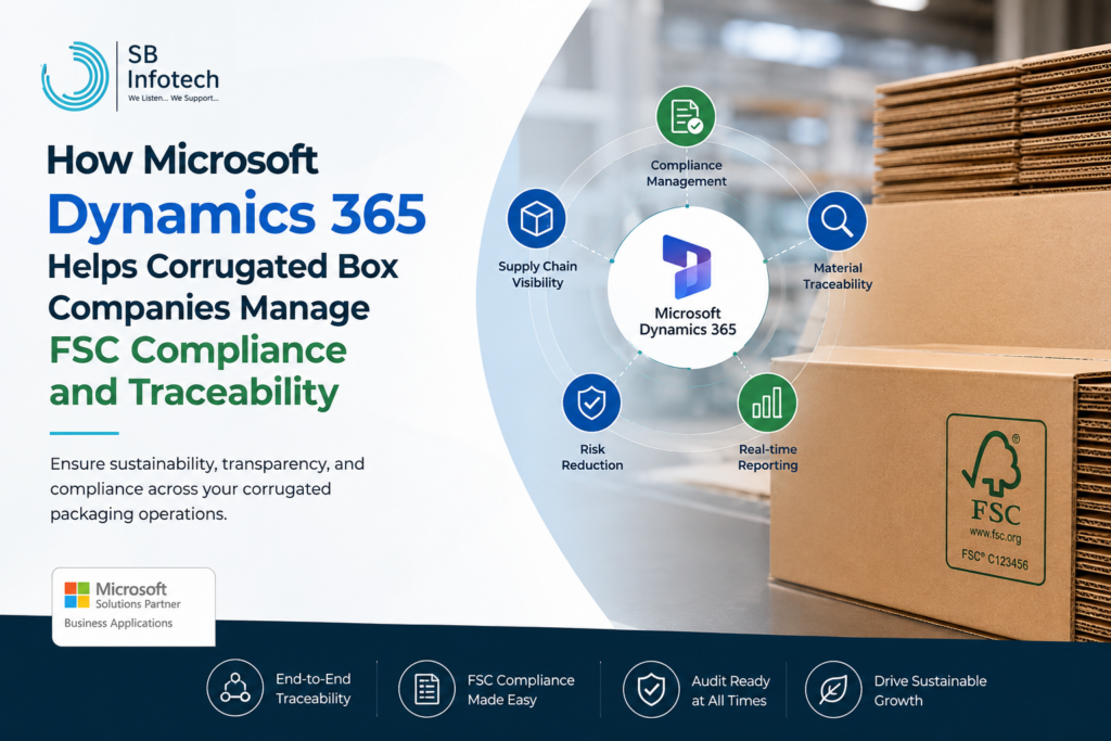How Microsoft Dynamics 365 Helps Corrugated Box Companies Manage FSC Compliance and Traceability