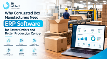 Why Corrugated Box Manufacturers Need ERP Software for Faster Orders and Better Production Control