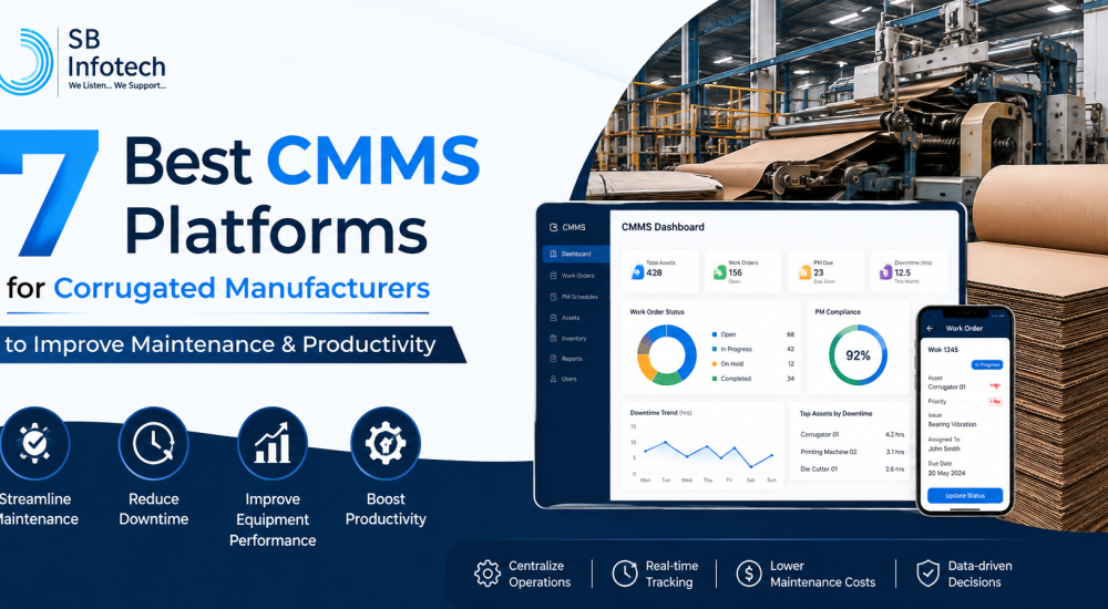 7 Best CMMS Platforms for Corrugated Manufacturers to Improve Maintenance & Productivity