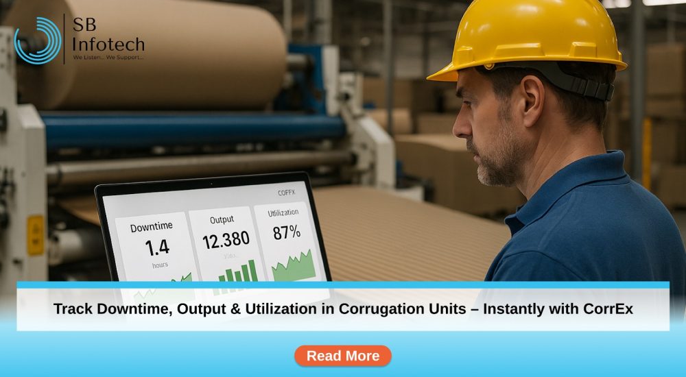 Track Downtime, Output & Utilization in Corrugation Units – Instantly with CorrEx
